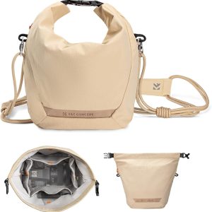 K&F Concept Camera Sling Bag Small Compact Case, Cute Soft Camera Pouch Handbag for Urban Street Photography
